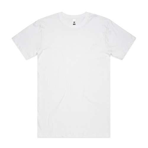 WHITE block-tubular-tee-white